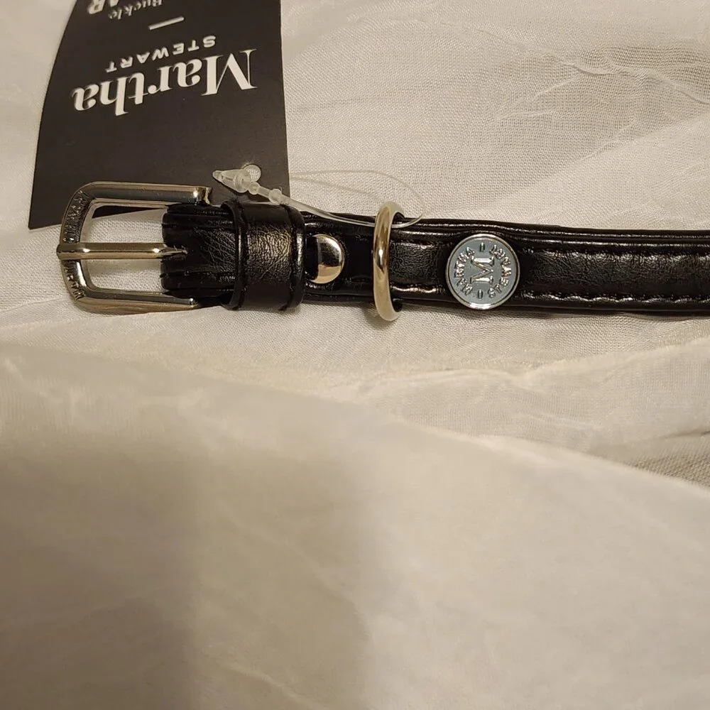Leather Dog Collar - Size 14 - Martha Stewart